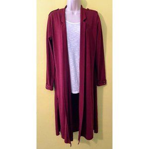 Helly long flowing business cardigan